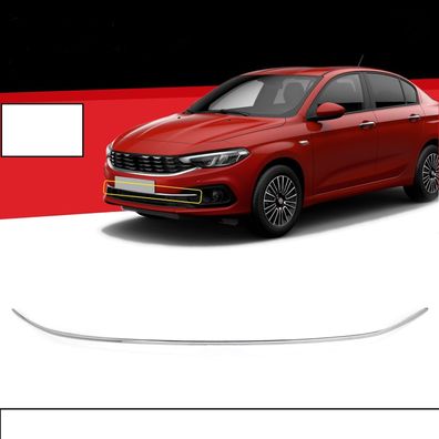 Stoßstange Zierleisten (UNTEN) Edelstahl 1-tlg für Fiat Tipo Facelift ab 2020