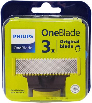 Philips QP230/50 Ersatzklingen 3er für alle OneBlade QP Serie und Pro Modelle