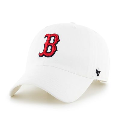 MLB Boston Red Sox Cap Basecap Baseballcap cleanup weiß Kappe 673106945317