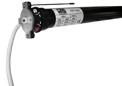WTS - Funk-Mini-Rohr motor Serie DMF10/40 mit integriertem Empfänger 10Nm 17U/ min