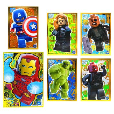 Lego Avengers Karten Trading Cards Serie 1 - Marvel Sammelkarten (2023) - LE11 + ...