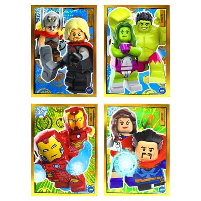 Lego Avengers Karten Trading Cards Serie 1 - Marvel Sammelkarten (2023) - LE17 + ...