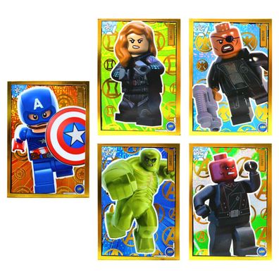 Lego Avengers Karten Trading Cards Serie 1 - Marvel Sammelkarten (2023) - LE11 + ...