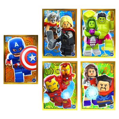 Lego Avengers Karten Trading Cards Serie 1 - Marvel Sammelkarten (2023) - LE17 + ...