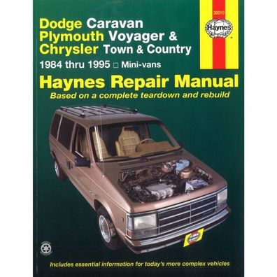 Dodge Caravan Plymouth Voyager 1984-1995 Reparaturanleitung Haynes
