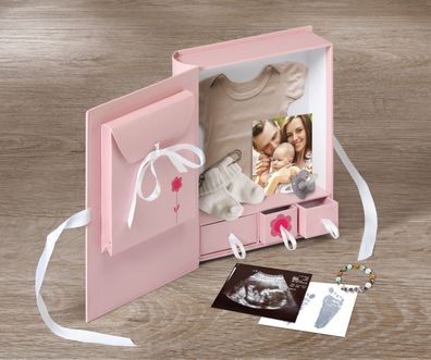 Babybox Baby Animal in rosa oder blau Erinnerungen ein liebevolles zu Hause geben