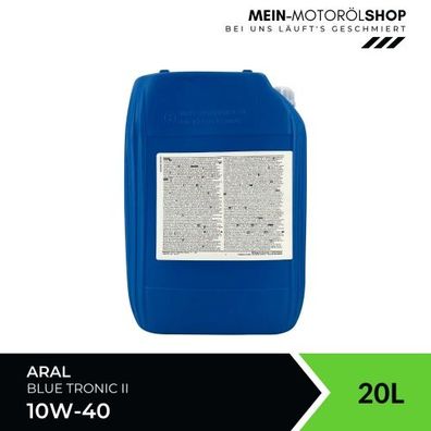 Aral BlueTronic II 10W-40 20 Liter