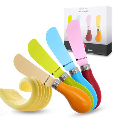 Zassenhaus Buttermesser-Set 4-teilig klein farbig bunt Messer Frühstücksmesser