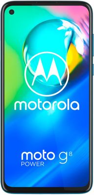 Motorola Moto G8 Power 64GB Dual Sim Capri Blue Neuware ohne Vertrag (XT2041-3)