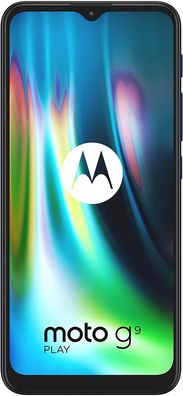Motorola Moto G9 Play 64GB Dual Sim Sapphire Blue Neuware DE Händler (XT2083-3)