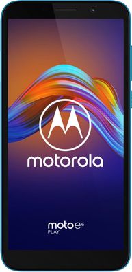 Motorola Moto E6 Play 32GB Dual Sim Ocean Blue Neuware ohne Vertrag (XT2029-2)