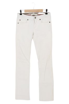 STELLA Mccartney Jeans Bootcut Damen weiß Gr. S L30