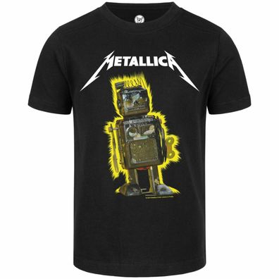 Metallica (Robot Blast) - Kinder T-Shirt 100% offizielles Bio Baumwolle