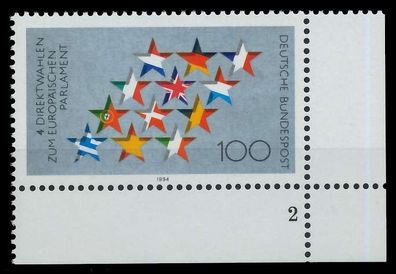 BRD BUND 1994 Nr 1724 postfrisch Formnummer 2 X7E2036