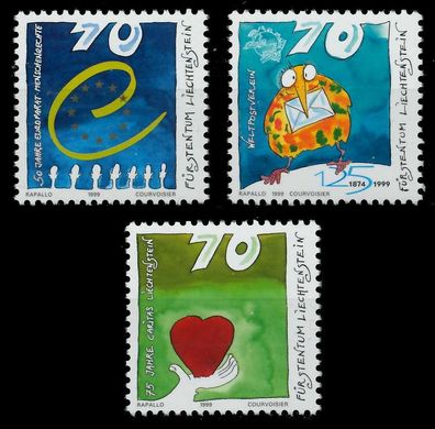 Liechtenstein 1999 Nr 1200-1202 postfrisch SEE1A02