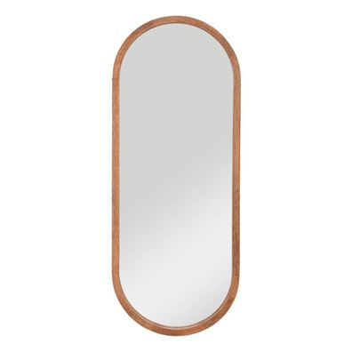 Spiegel mit Holzrahmen GIANNI, oval, 35 x 90 cm