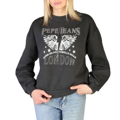 Pepe Jeans - Bekleidung - Sweatshirts - Cadence-pl581188-black - Damen - Schwartz
