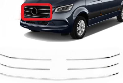 Edelstahl Kühlergrill Leisten 5 -tlg für Mercedes Vito W447 bis 2020