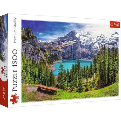 Trefl Puzzle Oeschinensee Alpen Schweiz 1500 Teile Neu + Ovp