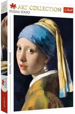Trefl 10522 - Vermeer, Das Mädchen mit dem Perlenohrring, Puzzle, 1000 Teile neu