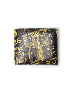 Pokémon - Pikachu Manga Bifold Wallet Black Neu Top