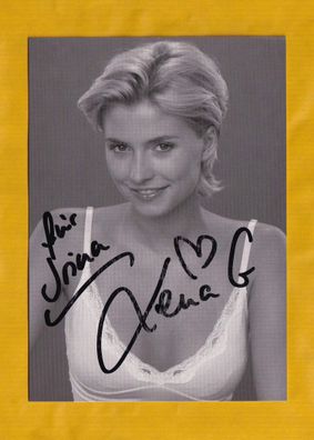 Lena Gercke - persönlich signierte Autogrammkarte (1)