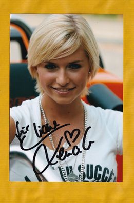 Lena Gercke - persönlich signierte Autogrammkarte (2)