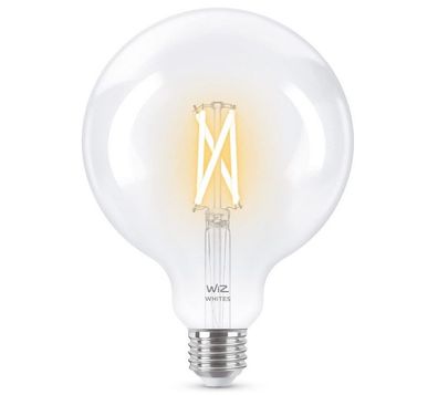 WiZ Tunable White LED Lampe, Globe, E27, 60W, Vintage Design, dimmbar