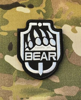 Patch PMC "BEAR", Schwarz Spiel Escape from Tarkov Morale Abzeichen, Klett Aufnäher
