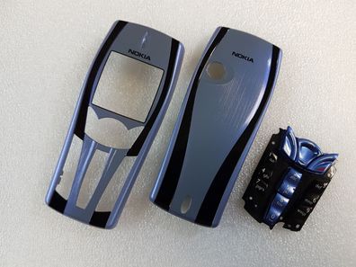 7250 Nokia Gehäuse blau schwarz