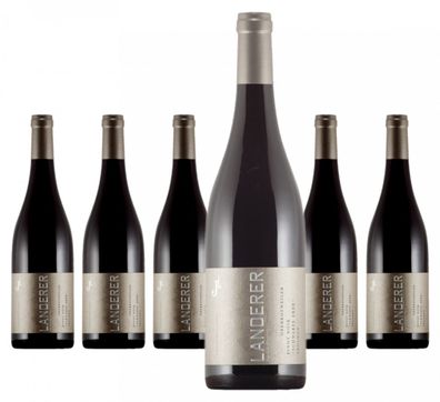 6 x Landerer Oberrotweiler Pinot Noir Qualitätswein trocken "Schwarze Erde" – 2021