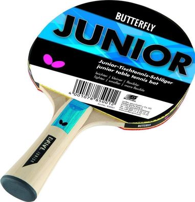 Butterfly Tischtennisschläger Junior - schwarz/ weiß