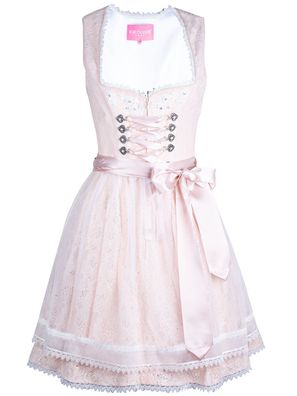 Dirndl Vroni 50er Länge rose