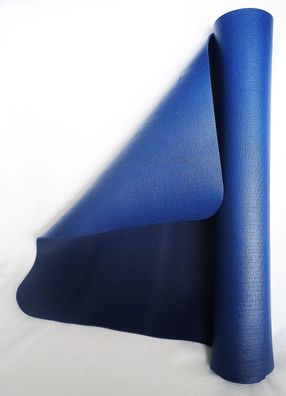 Premium Yogamatte - Gymnastikmatte - CR 4mm - 180x65cm - blau