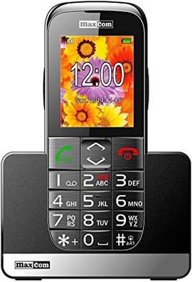 Maxcom MM 720BB Großtasten Multi-Media Handy micro-SIM (5,6 cm (2,2 Zoll) Farbdisp...