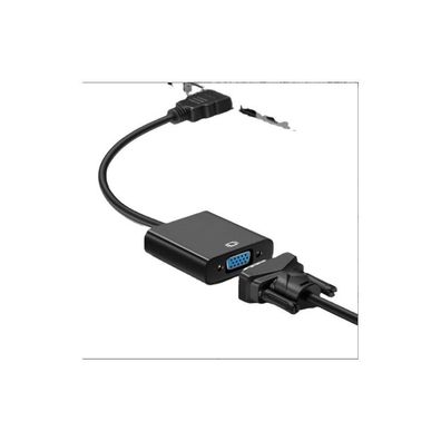 HDMI-zu-VGA-HD-Adapterkabel mit Audio- und Video-Stromanschlusskonverter, geeignet fü