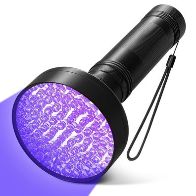 UV-Taschenlampe, 100 Stück LED-Schwarzlicht-Taschenlampe 395 nm UV-Lampen-Detektor zu