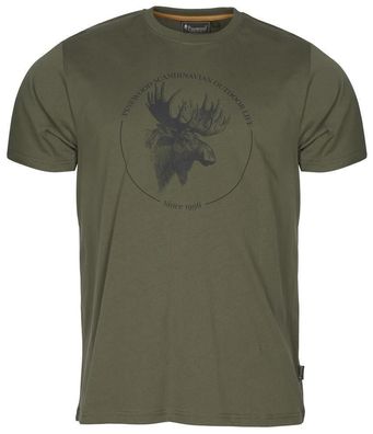 Pinewood 5519 Moose T-Shirt Olive (107)
