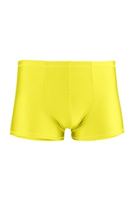 Herren Boxer Slip Gelb elastisch hauteng stretch shiny glänzend Unterhose