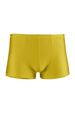Herren Boxer Slip Gold elastisch hauteng stretch shiny glänzend Unterhose