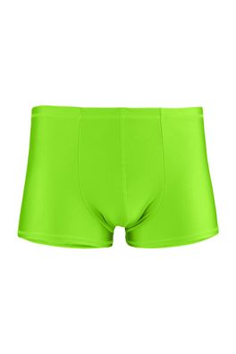 Herren Boxer Slip Neongrün elastisch hauteng stretch shiny glänzend Unterhose