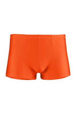 Herren Boxer Slip Orange elastisch hauteng stretch shiny glänzend Unterhose