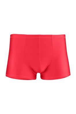 Herren Boxer Slip Rot elastisch hauteng stretch shiny glänzend Unterhose