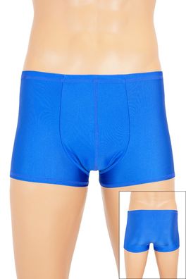 Herren Boxer Slip Royalblau elastisch hauteng stretch shiny glänzend Unterhose