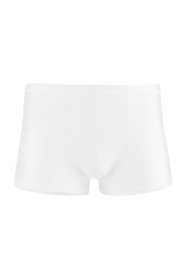 Herren Boxer Slip Weiß elastisch hauteng stretch shiny glänzend Unterhose