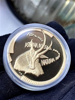 Natura - Sable Antilope - 2000 - Monarchs of Africa Serie - 1oz Gold Proof