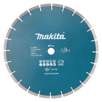 Makita Diamantscheibe Trennscheibe Beton Akku-Maschine 355x225,4mm E-12996