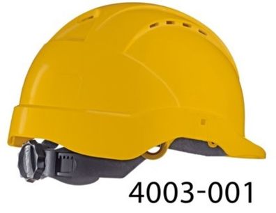 Schutzhelm * Industrie* 4003 Tector gelb Kopfschutz Arbeitsschutz Drehverschluss