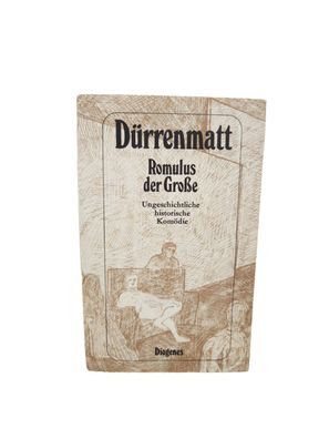 Romulus der Große - Friedrich Dürrenmatt / Roman Diogenes Komödie Buch Gut