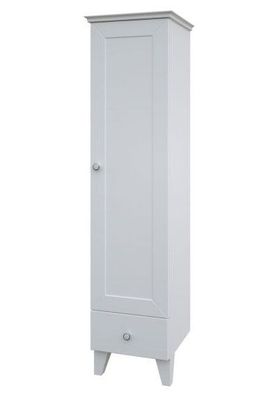 Badezimmer - Hochschrank Dindigul 31, Farbe: Weiß matt ? 155 x 39 x 37 cm (H x B